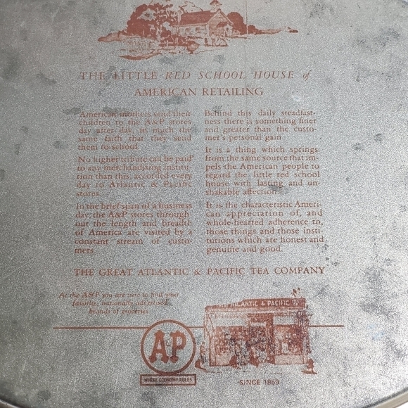 Vintage Great Atlantic & Pacific Tea co serving tray - Picture 6 of 9